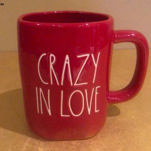 🆕Rae Dunn By Magenta "CRAZY IN LOVE" Red cup